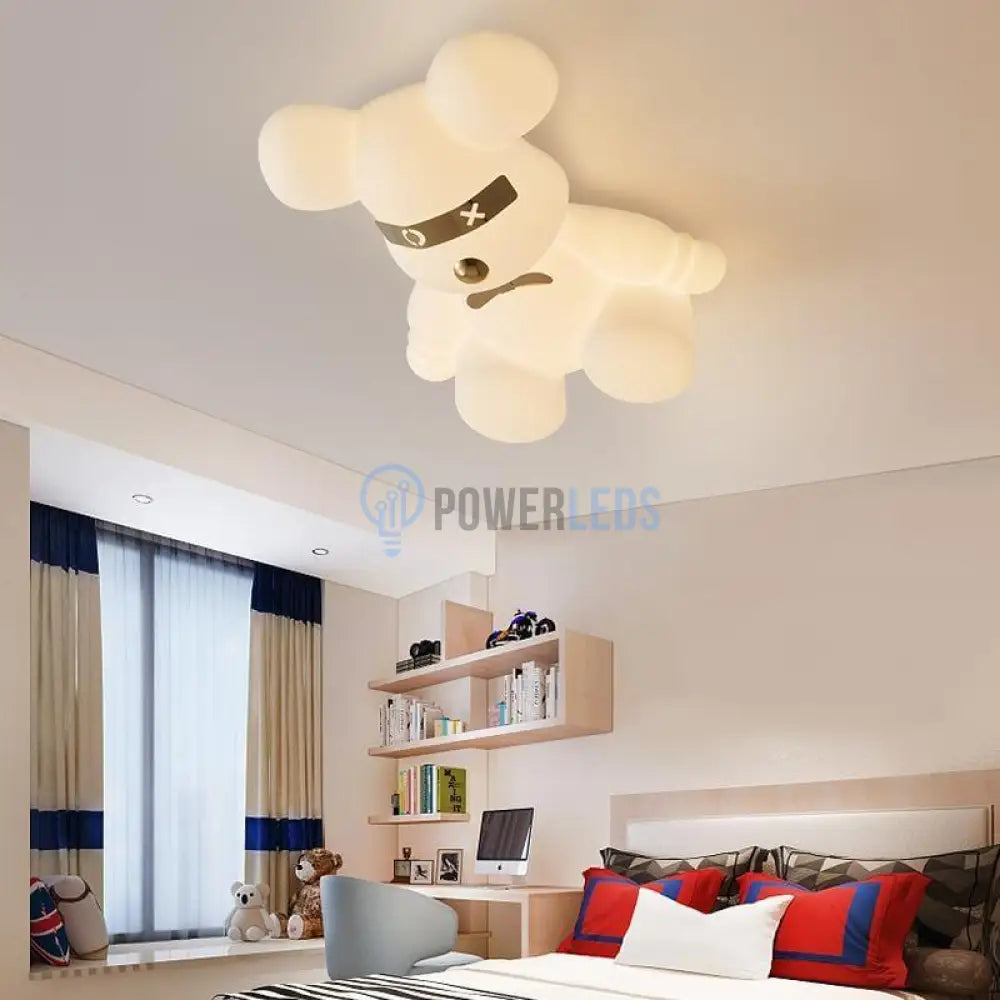 Lustra Led 160W Teddy Bear Smart Cu Telecomanda Echivalent 600W Lighting Fixtures