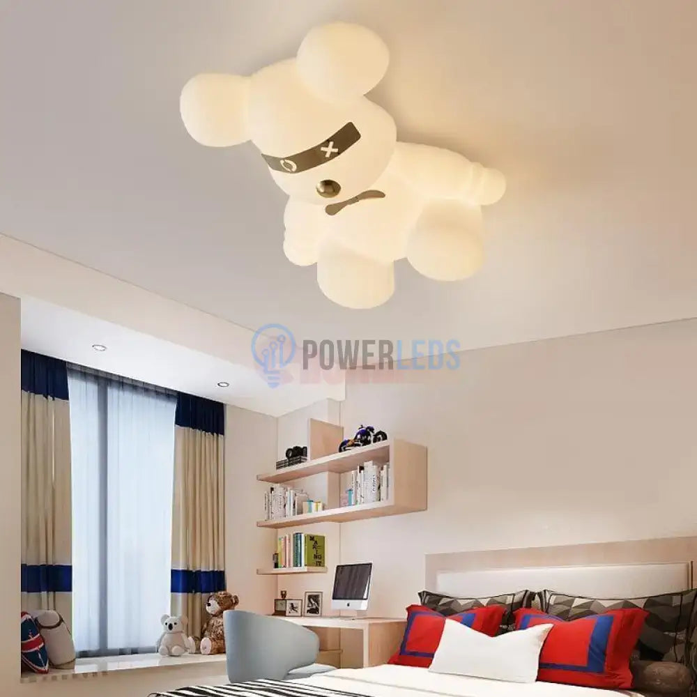 Lustra Led 160W Teddy Bear Smart Cu Telecomanda Echivalent 600W Lighting Fixtures