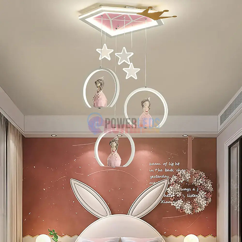 Lustra LED 170W Galaxy Princess Telecomanda 5302 powerleds.ro