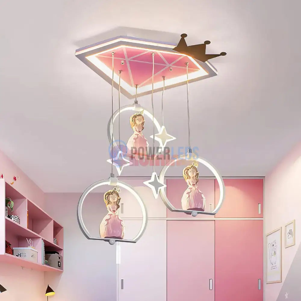 Lustra LED 170W Galaxy Princess Telecomanda 5302 powerleds.ro