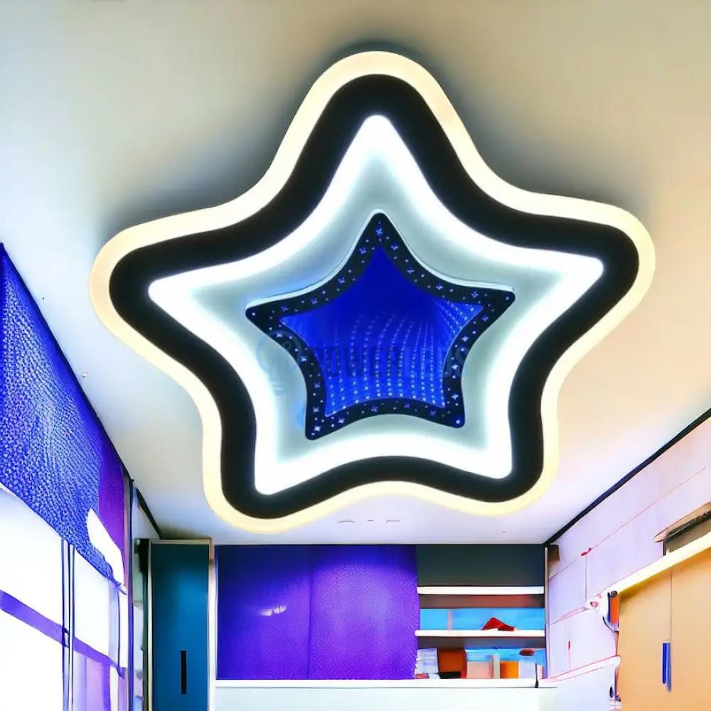 Lustra Led 180W Star Rgb 3D Telecomanda Ceiling Light Fixtures