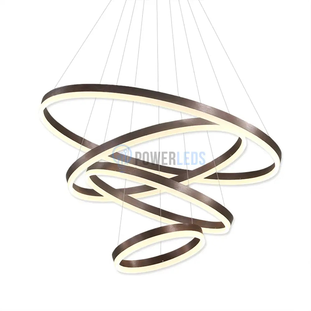 Lustra Led 288W Wonderland Brown 4 Segmente Echivalent 1000W Chandeliers