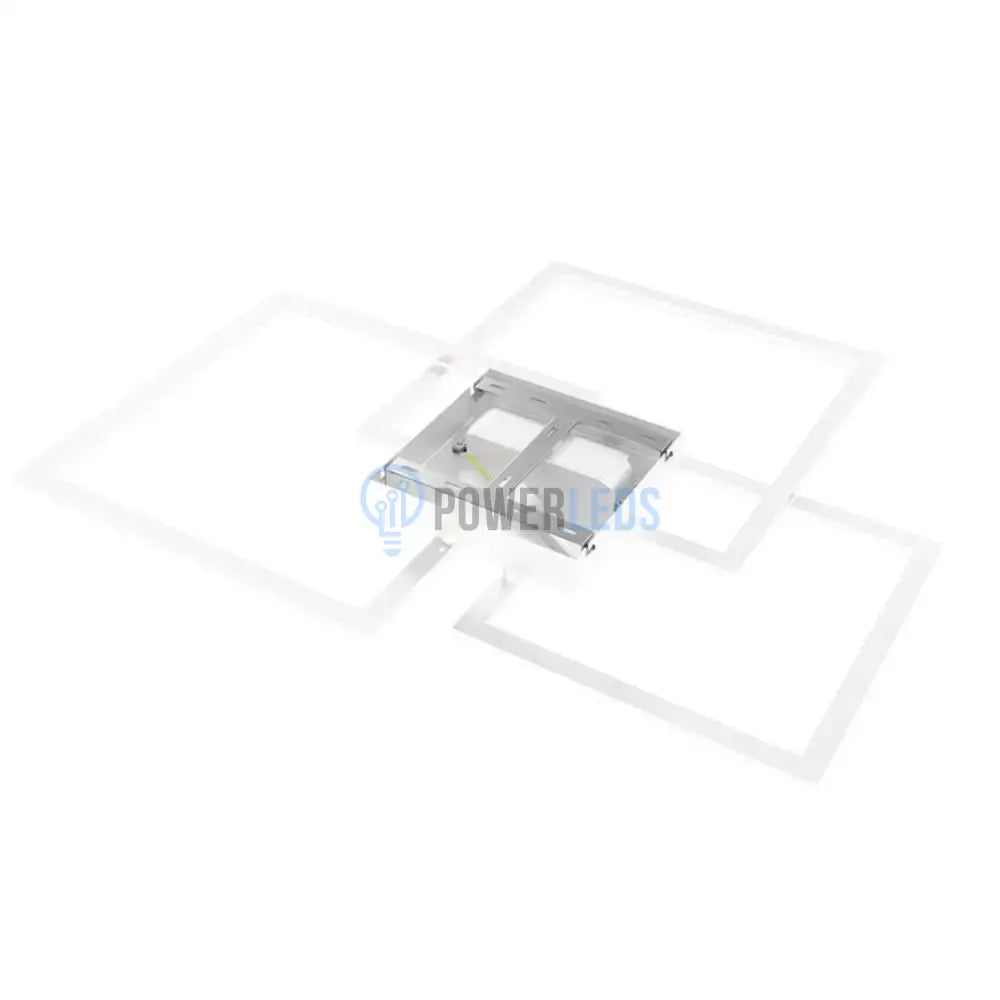 Lustra LED Aplicata Cristal White 80W 3IN1 powerleds.ro
