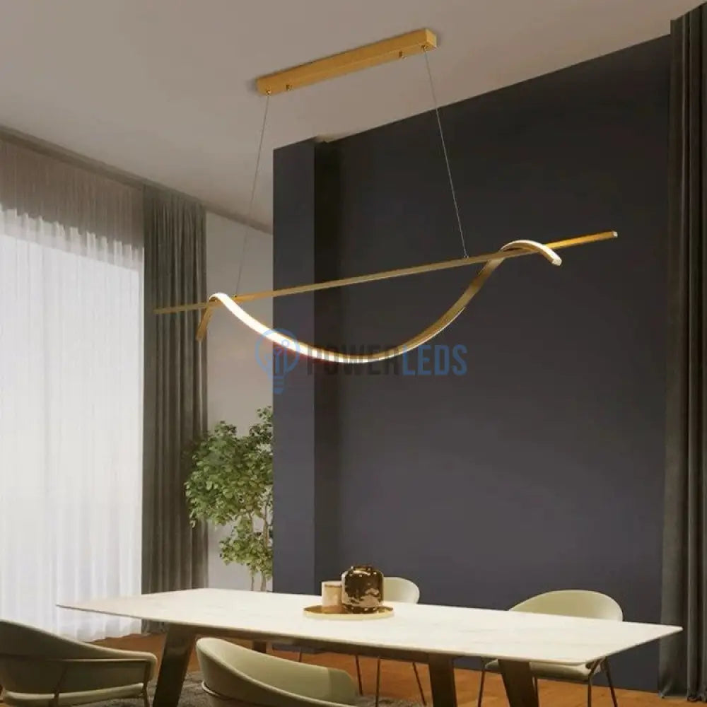 Lustra Led 30W Suspendata Gold Sails Echivalent 200W Lighting Fixtures