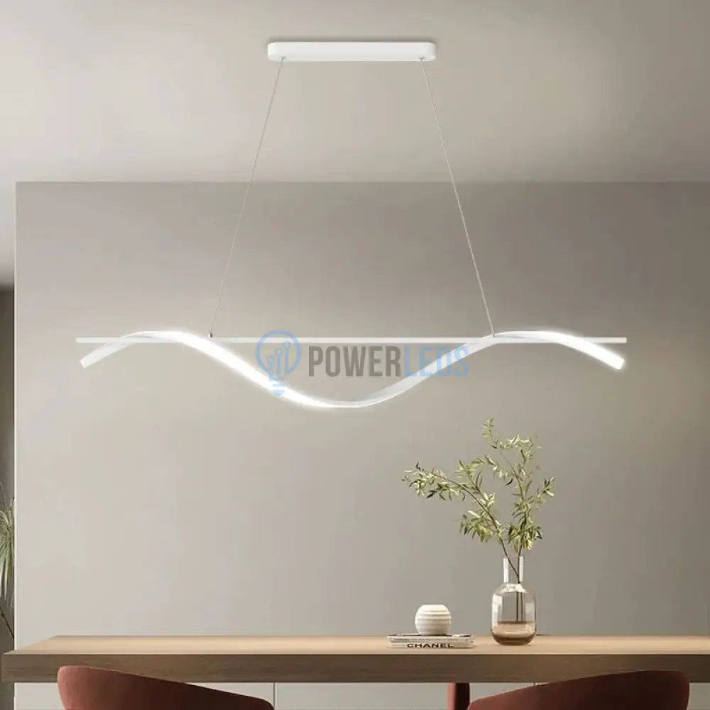 Lustra Led 30W Suspendata White Sails Echivalent 200W Lighting Fixtures