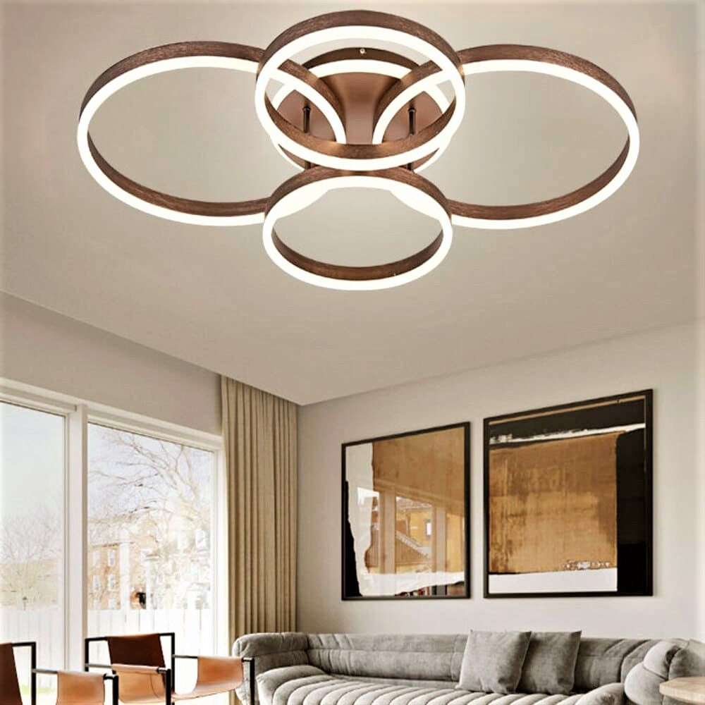 Lustra LED 132W 2+2 CIRCLE New Design Maro