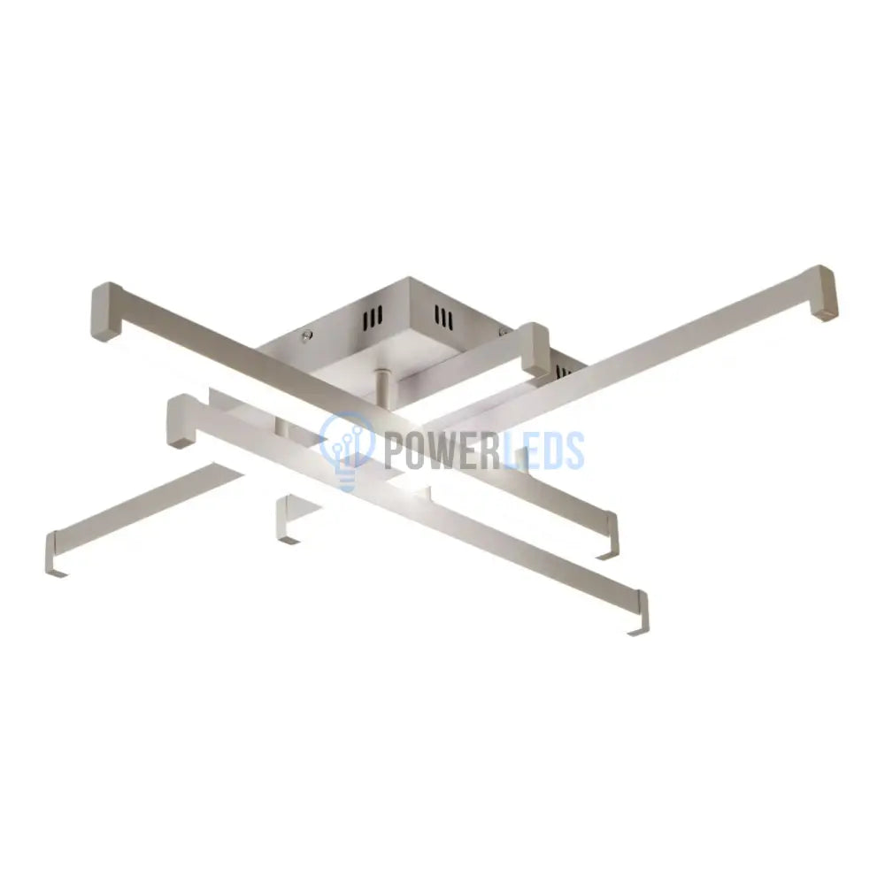Lustra LED 4 LINES Design Alb Echivalent 400W Telecomanda ALBA / 65CM / MINIMALIST DESIGN Lighting Fixtures