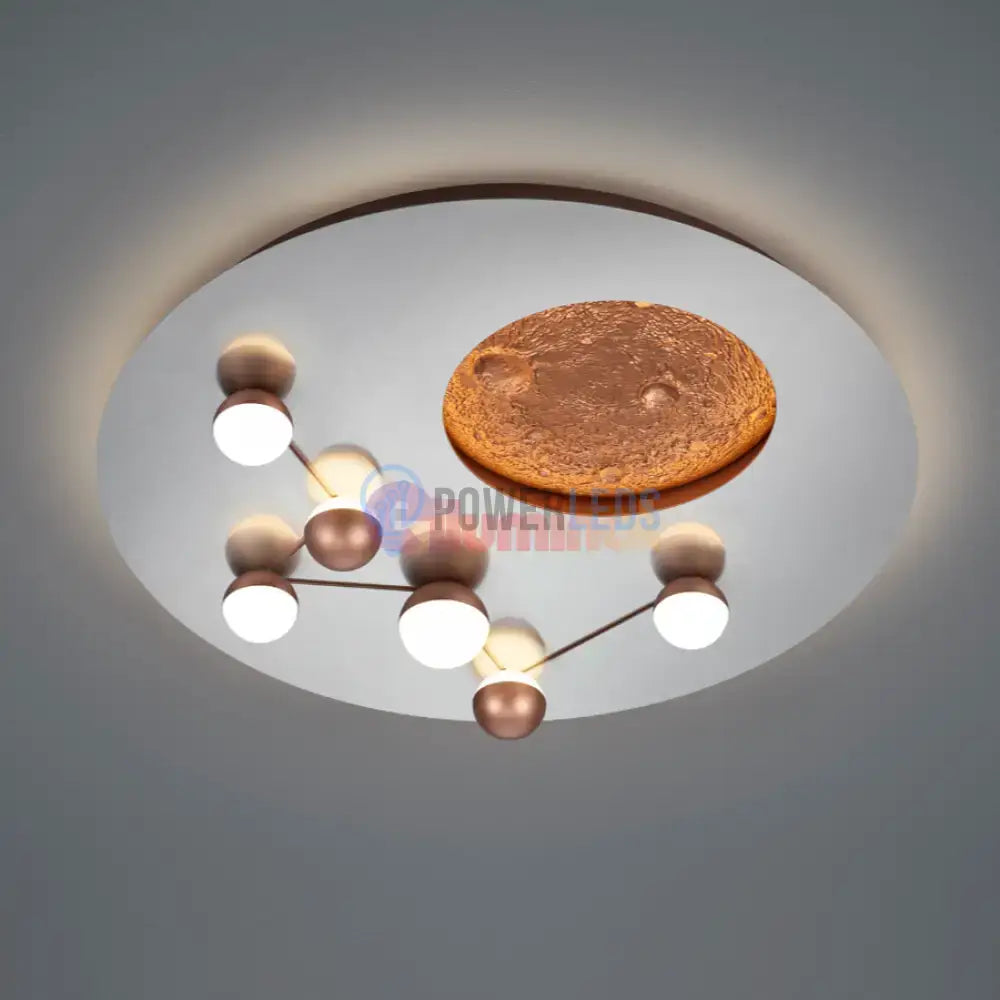 Lustra LED 42W Zodiac Chrome Premium 5100Lumeni powerleds.ro