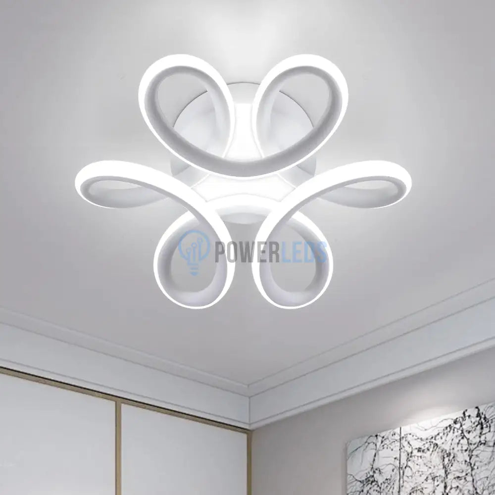 Lustra Led 48W Mariola Alba Echivalent 200W Lighting Fixtures