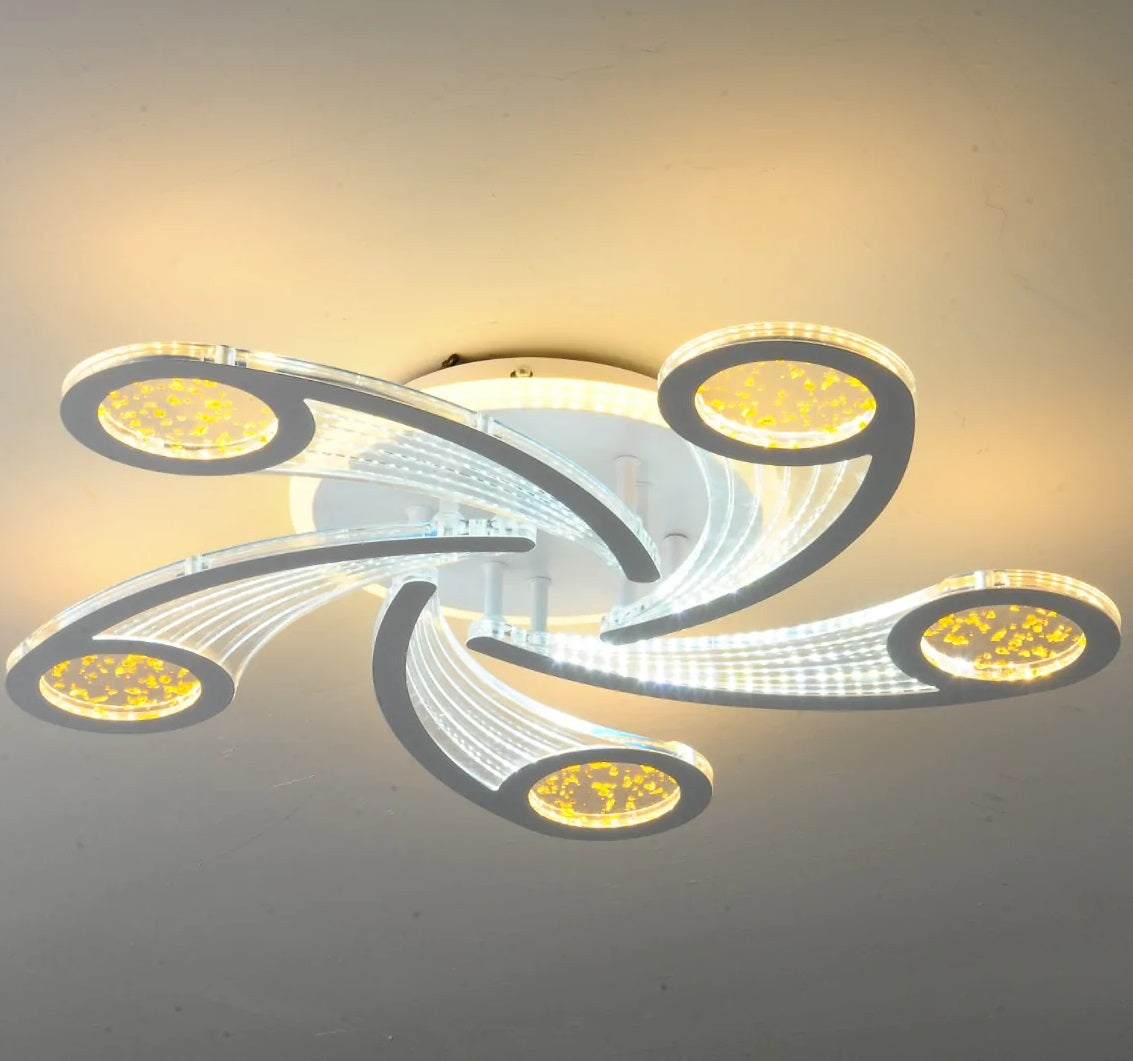 Lustra LED 138W SPARK RGB Telecomanda