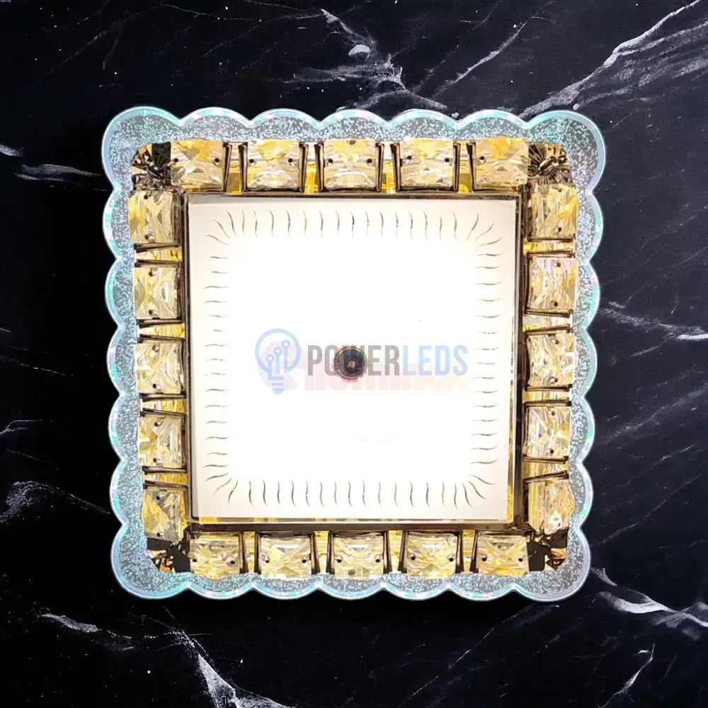 Lustra Led 64W Colorfull Glass Echivalent 300W Lighting Fixtures