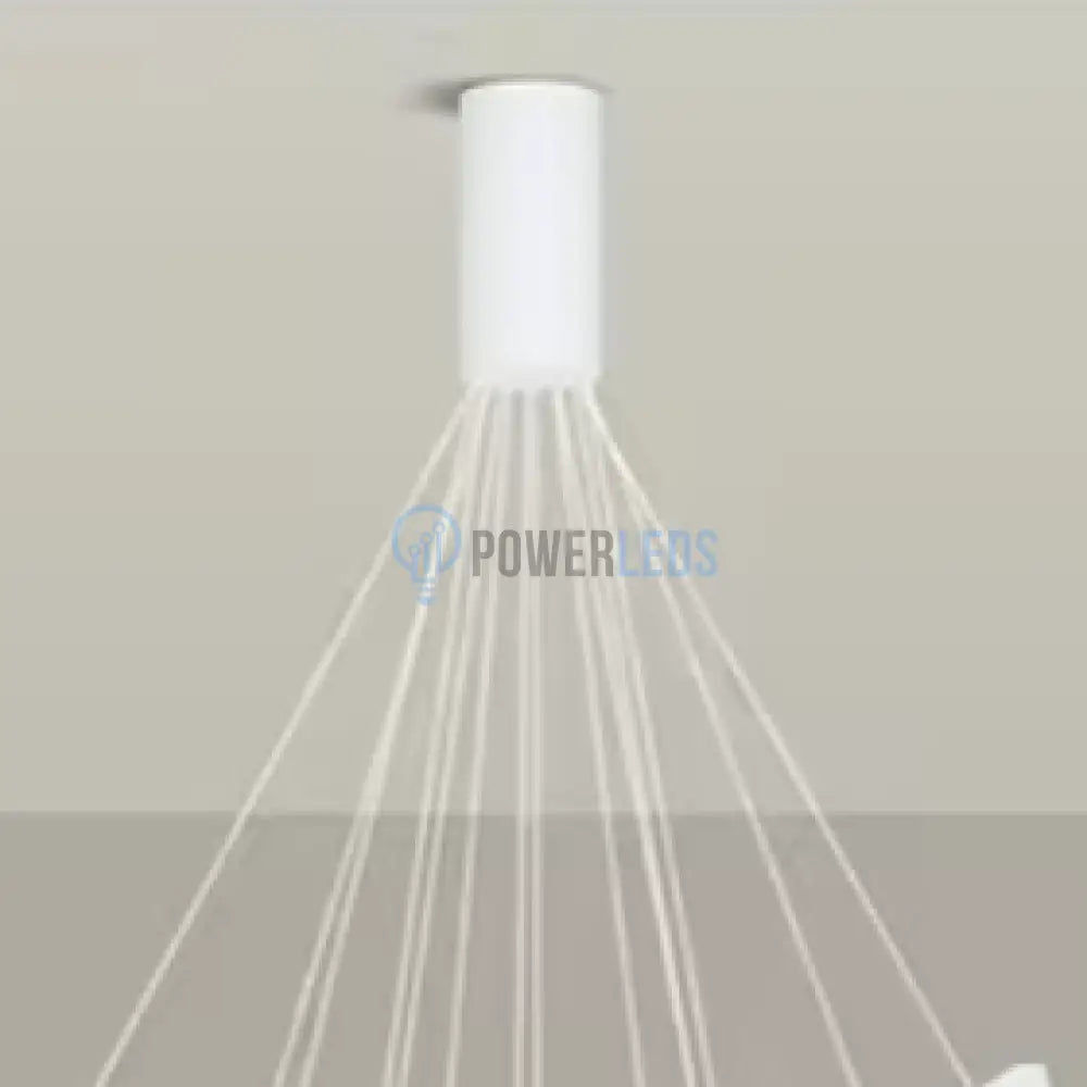 Lustra LED 7 Geometric WHITE Lines Suspendata Echivalent 800W 200CM (Copy) powerleds.ro