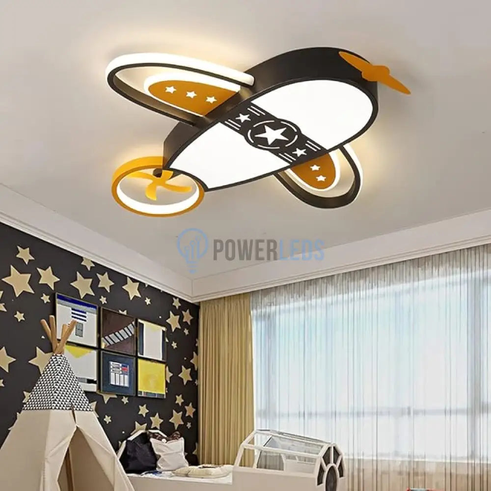 Lustra Led 80W Kids Air Force Echivalent 400W Telecomanda Lighting Fixtures