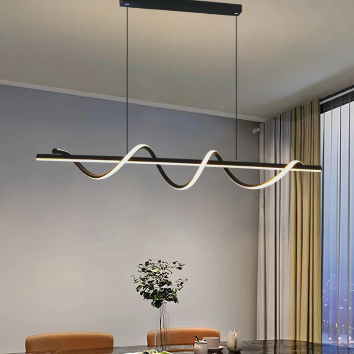 Lustra LED 80W Suspendata Serpent Black Echivalent 400W