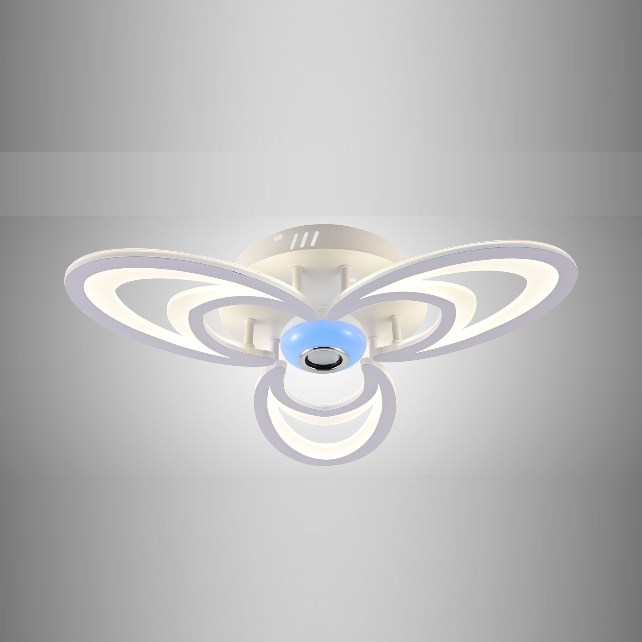 Lustra LED 3 Petale Echivalent 300W , Boxa si Telecomanda