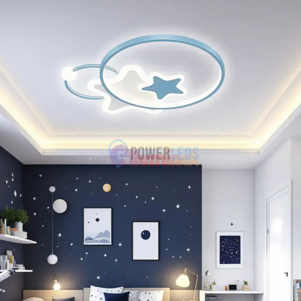 Lustra LED 96W Blue Majesty Telecomanda Echivalent 300W powerleds.ro
