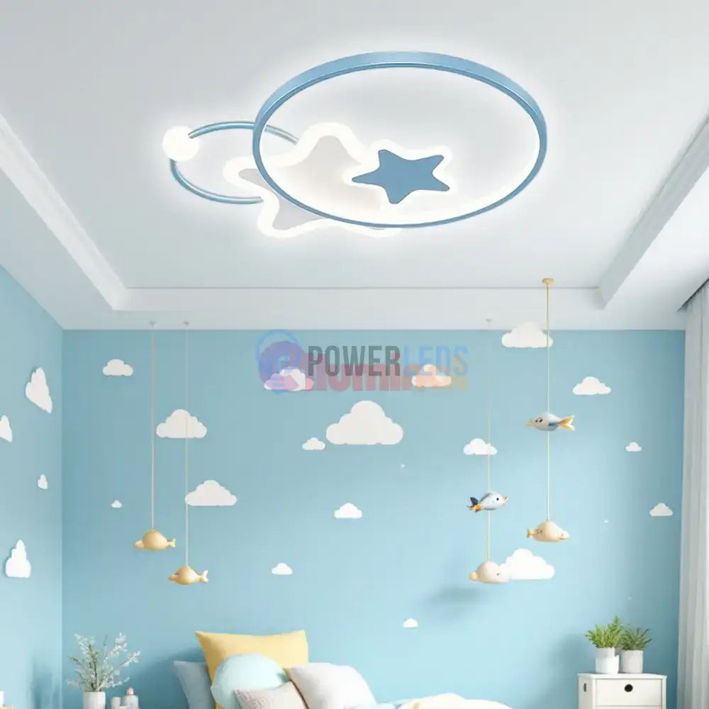 Lustra LED 96W Blue Majesty Telecomanda Echivalent 300W powerleds.ro