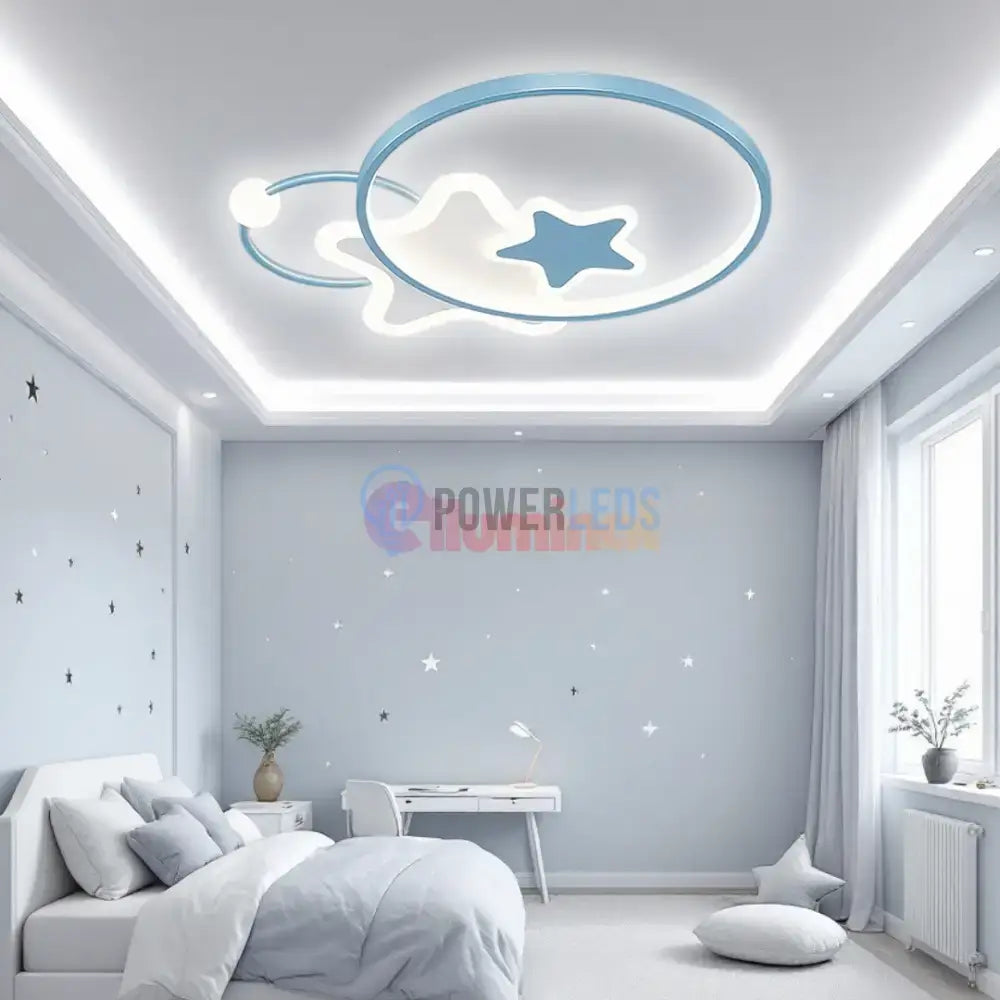 Lustra LED 96W Blue Majesty Telecomanda Echivalent 300W powerleds.ro
