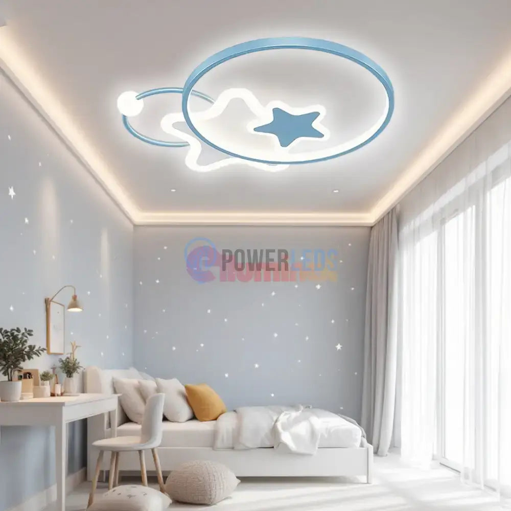 Lustra LED 96W Blue Majesty Telecomanda Echivalent 300W powerleds.ro