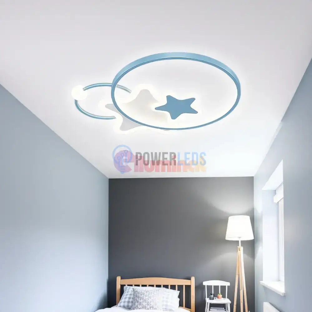 Lustra LED 96W Blue Majesty Telecomanda Echivalent 300W powerleds.ro