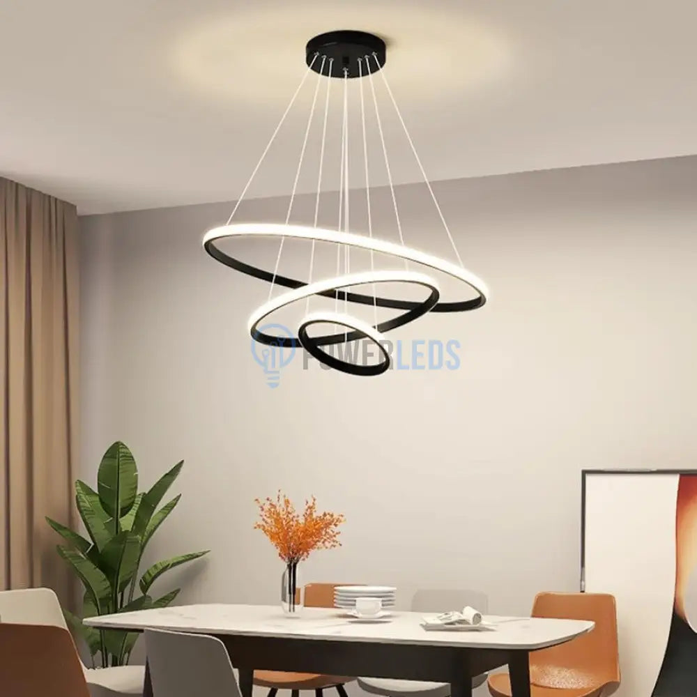 Lustra Led 40W Trio 3 Segmente Echivalent 400W Lighting Fixtures