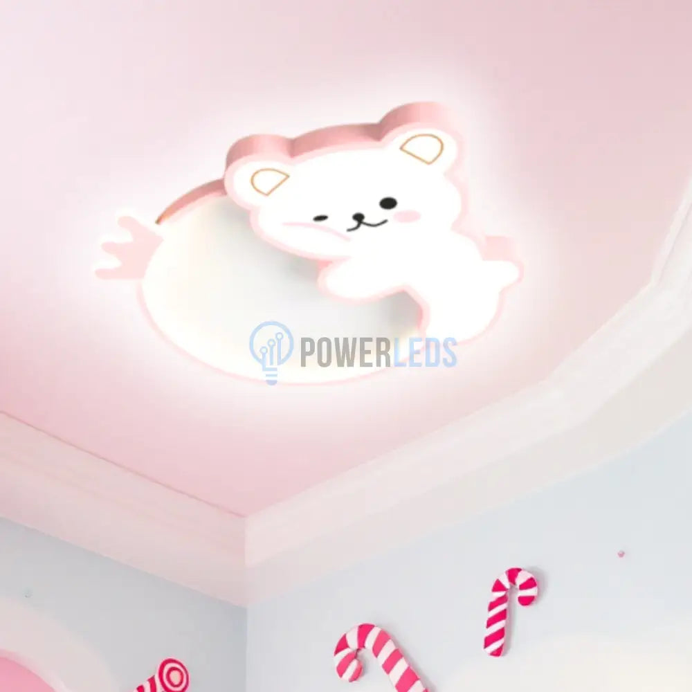 Lustra LED 96W Happy Bear cu Telecomanda Echivalent 400W