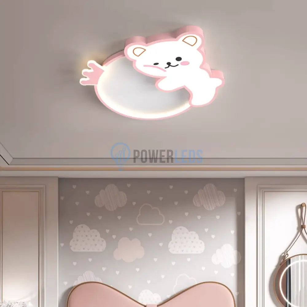 Lustra LED 96W Happy Bear cu Telecomanda Echivalent 400W