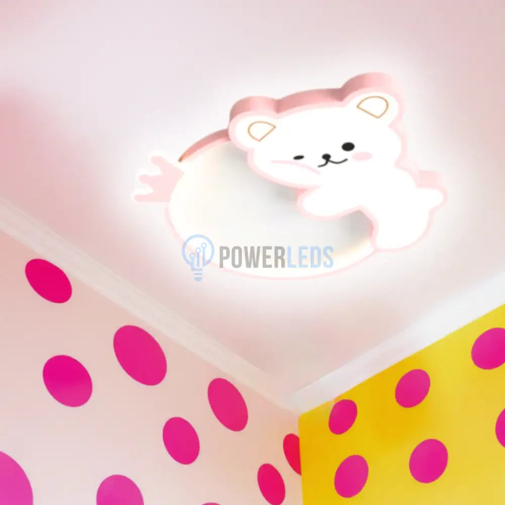 Lustra LED 96W Happy Bear cu Telecomanda Echivalent 400W