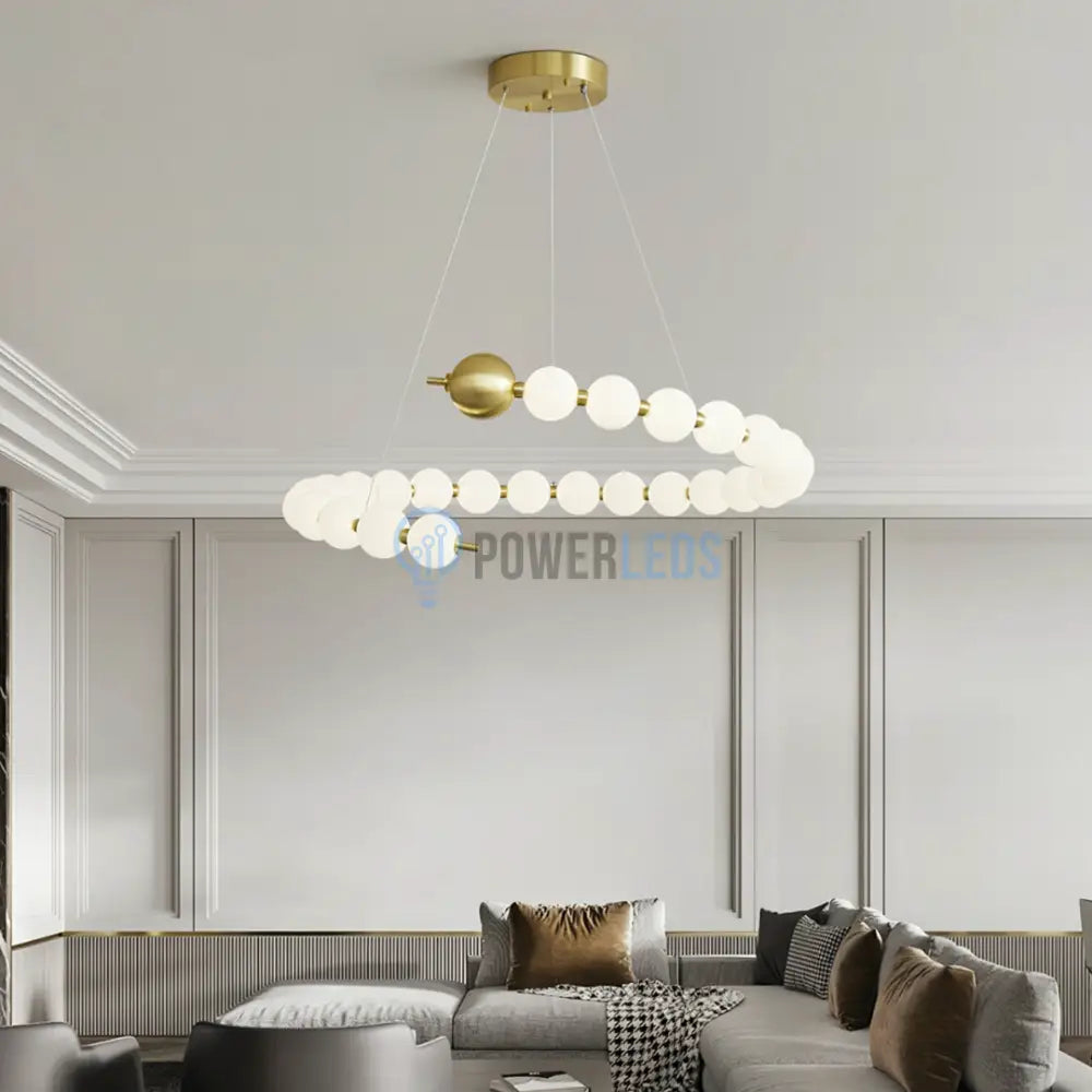 Lustra LED 36x2W MAT GOLD G3974-15 + 1 cu Telecomanda AURIE / ABAJUR Chandeliers