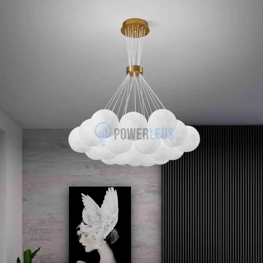 Lustra LED Abajur GOLD Moonlight 7xE27/13xE27 powerleds.ro