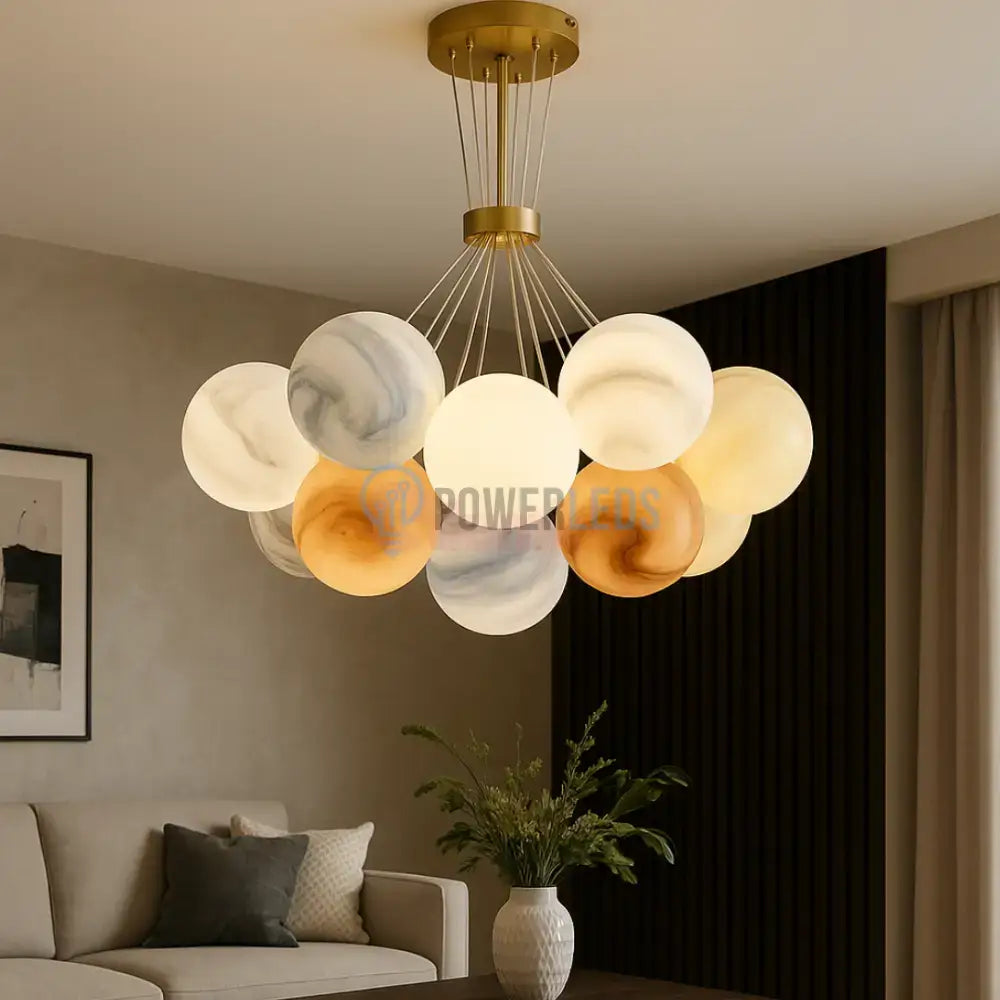 Lustra E27 Abajur Planets Gold Lighting Fixtures