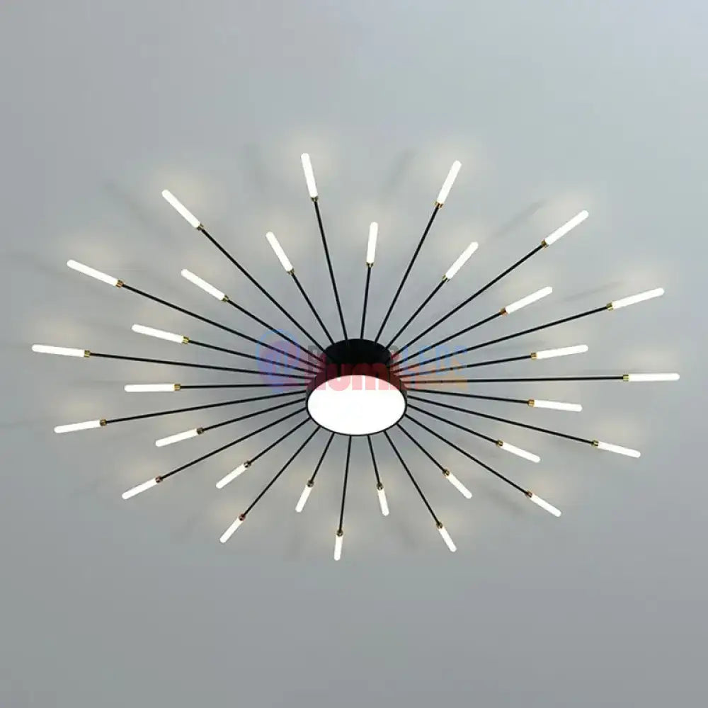 Lustra LED American Black Sun Echivalent 800W Telecomanda powerleds.ro