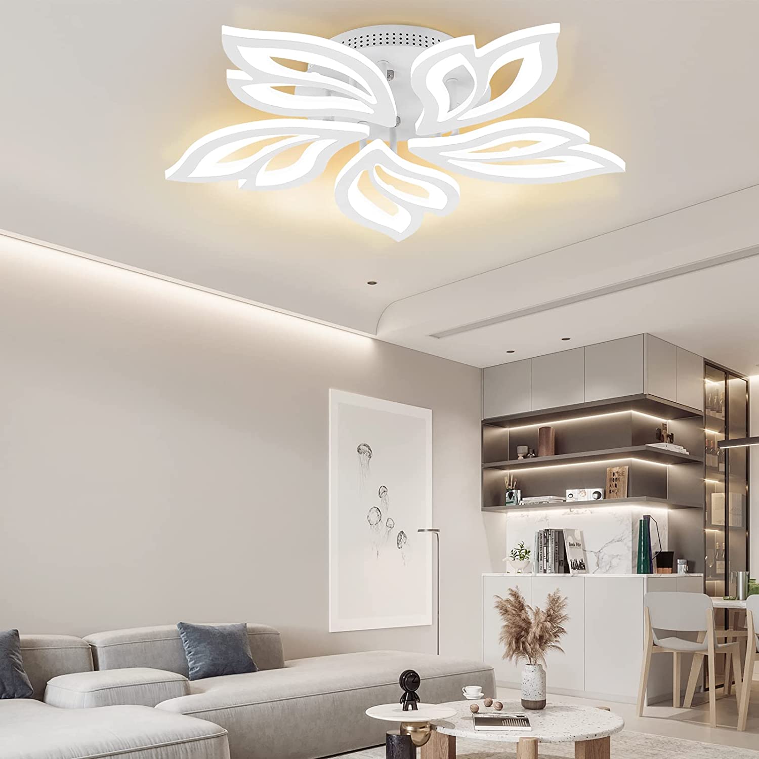 Lustra LED ANEMONE SMART Echivalent 600W Telecomanda
