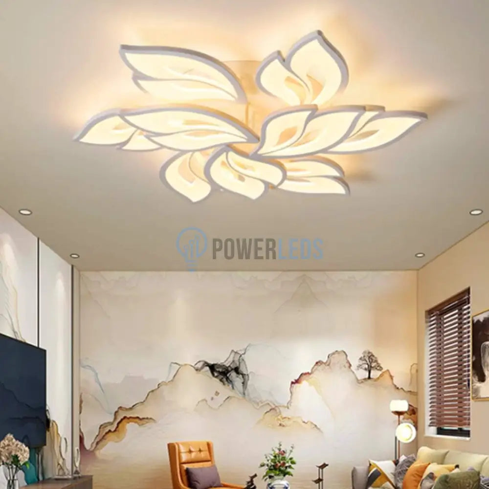 Lustra Led Anemone Grande Echivalent 800W Telecomanda Lighting Fixtures