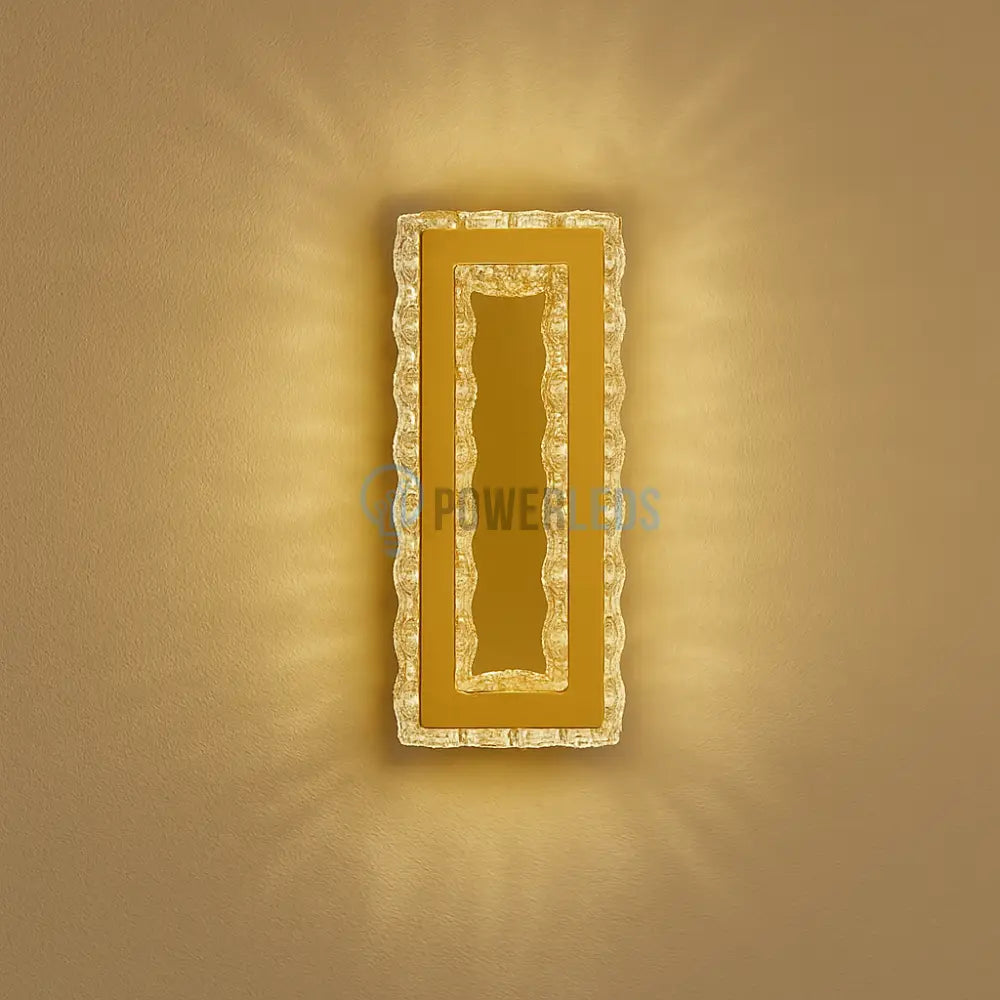 Lustra LED Aplicata 24x12CM Cristal 6180 Echivalent 200W powerleds.ro