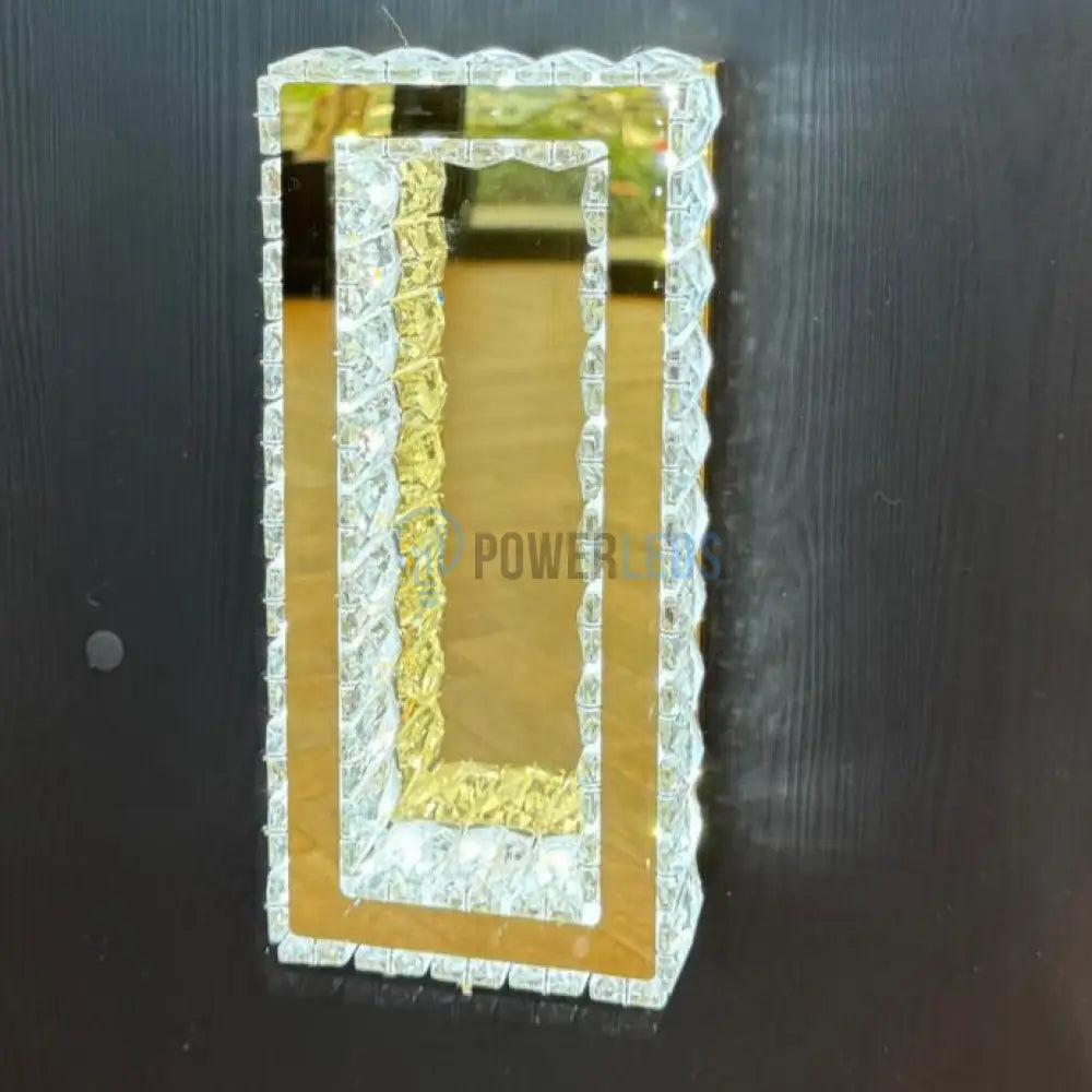 Lustra LED Aplicata 24x12CM Cristal 6180 Echivalent 200W powerleds.ro