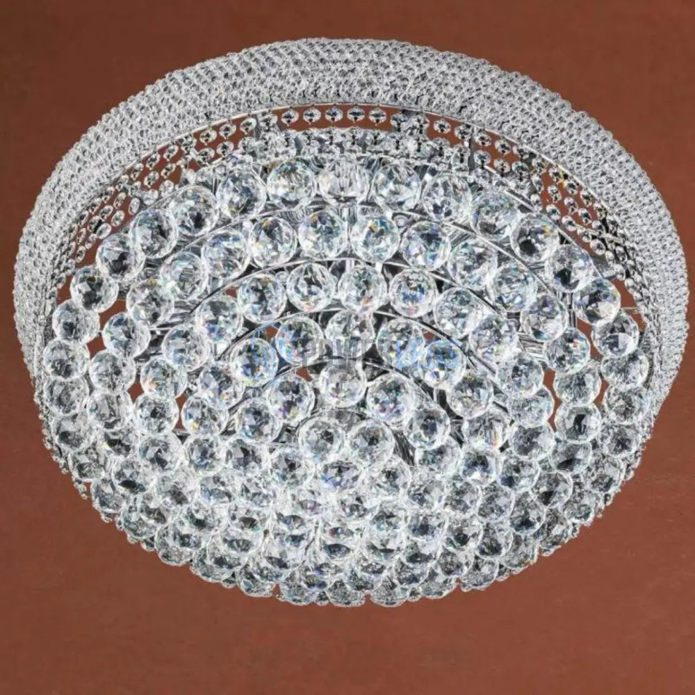 Lustra LED Aplicata Crystal Dome Royale Crom Chandeliers
