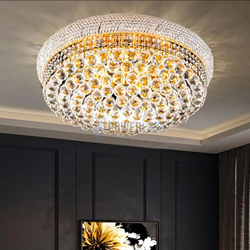 Lustra LED Aplicata Crystal Dome Royale Aurie Chandeliers