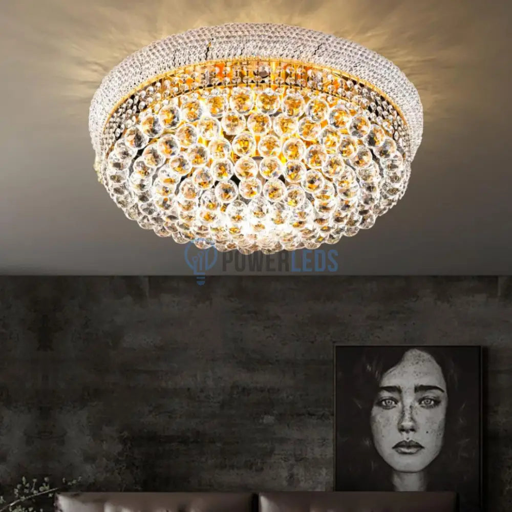 Lustra LED Aplicata Crystal Dome Royale Aurie Chandeliers