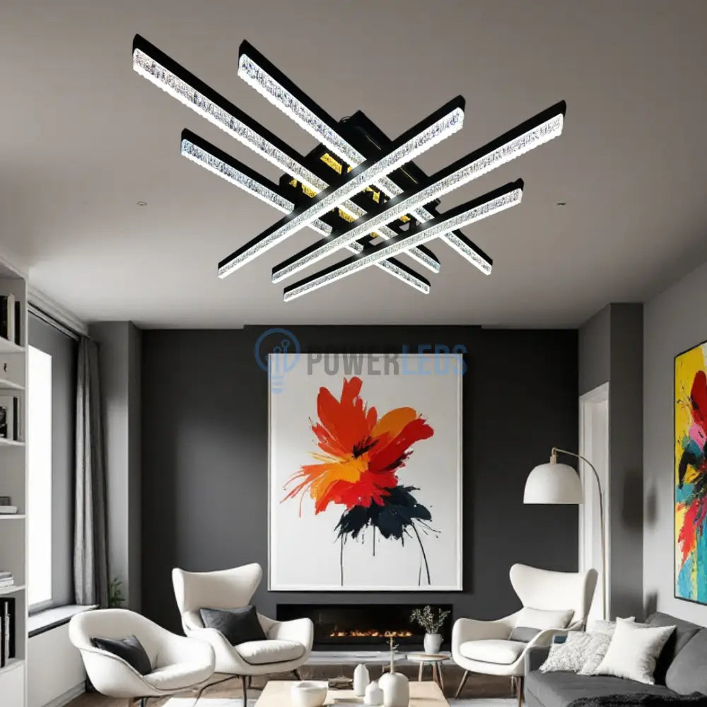 Lustra LED Cristal Aplicata Royalty Square Telecomanda Echivalent 800W (Copy) powerleds.ro