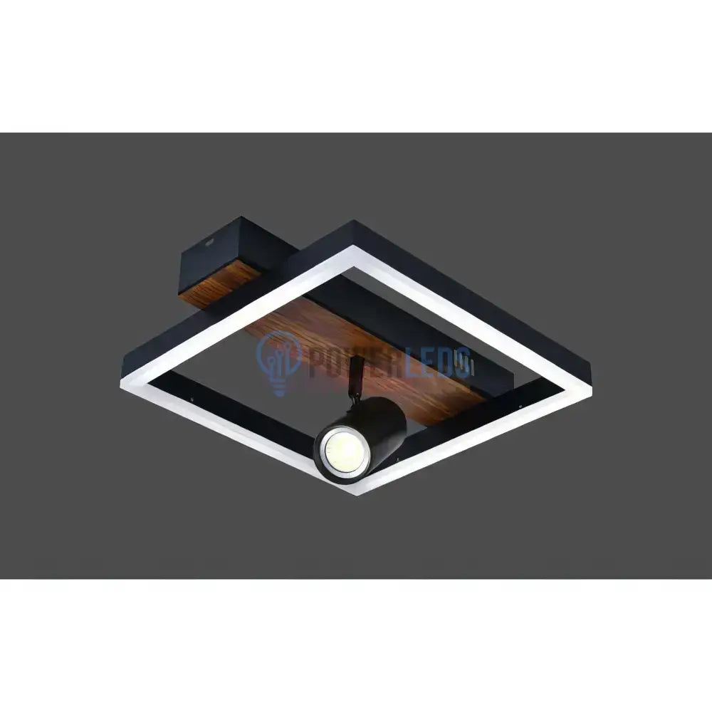 Lustra LED Zenn Telecomanda Wifi 2.4G Black 3 Culori G4227 NEAGRA / SQUARE DESIGN Lighting Fixtures