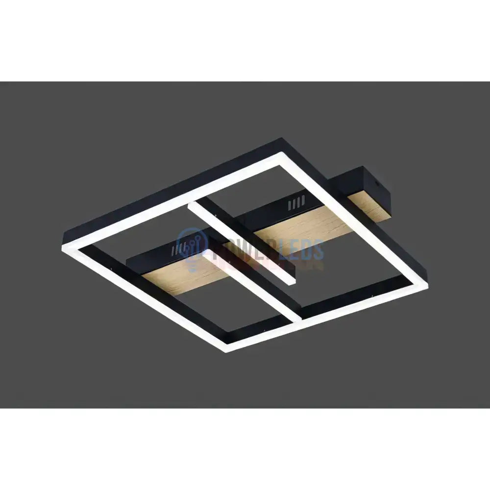 Lustra LED Zenn Telecomanda Wifi 2.4G Black 3 Culori G4218 NEAGRA / SQUARE DESIGN Lighting Fixtures