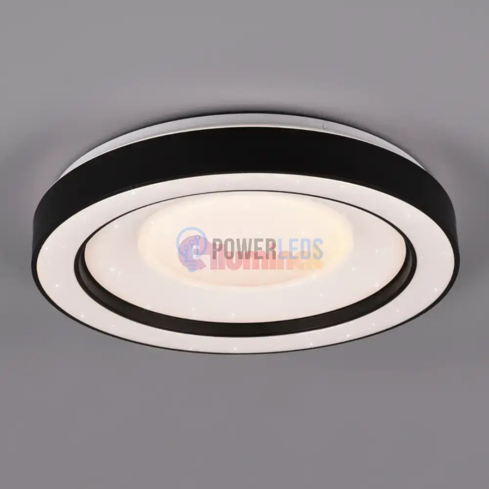 Lustra LED ARCO Black RGB-CCT Echivalent 200W Telecomanda powerleds.ro