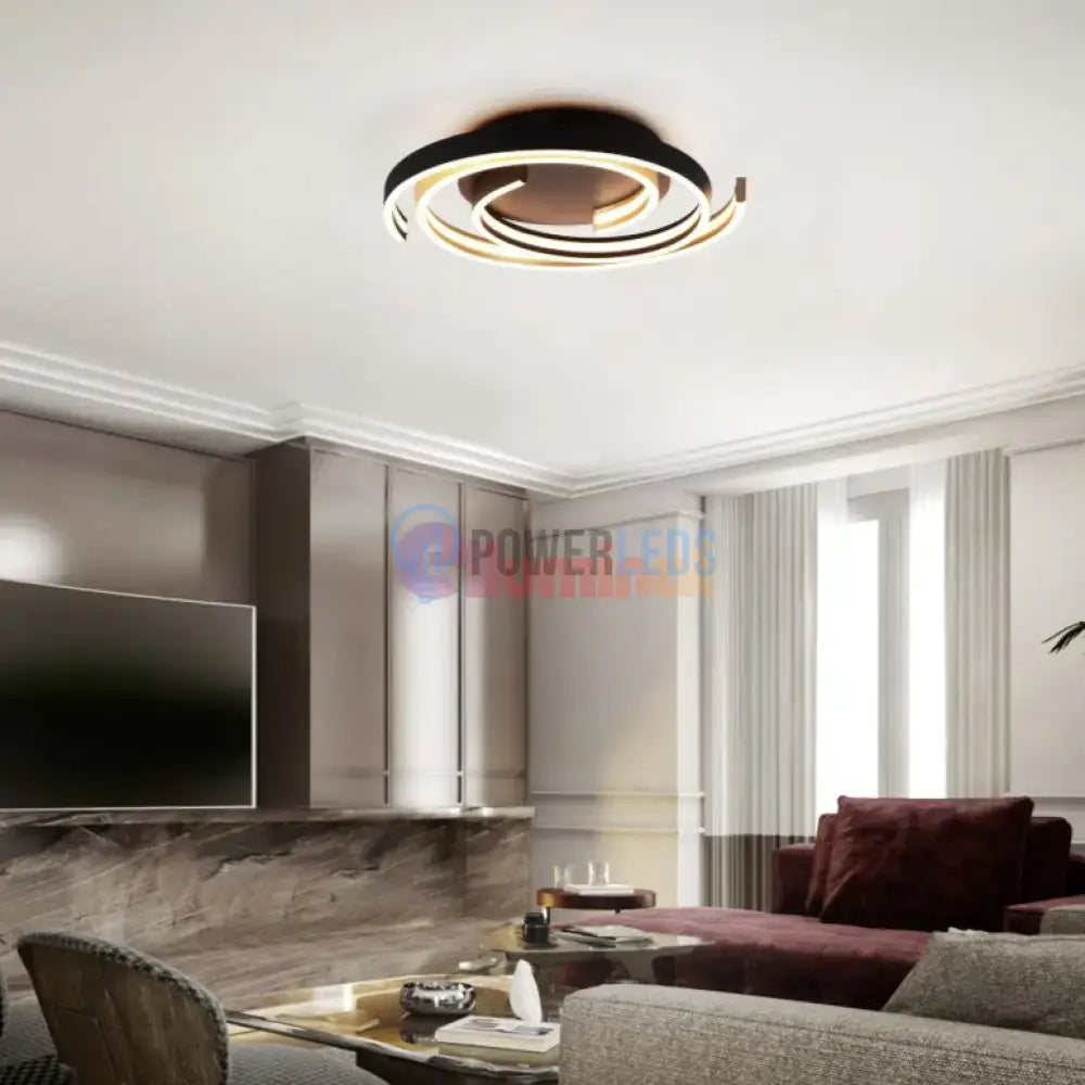 Lustra LED CAYA Echivalent 600W, 3 Lumini si Dimabila din buton powerleds.ro