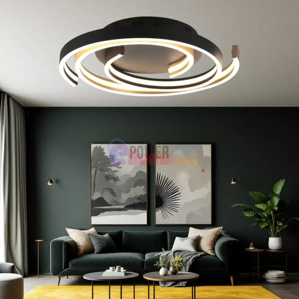 Lustra LED CAYA Echivalent 600W, 3 Lumini si Dimabila din buton powerleds.ro