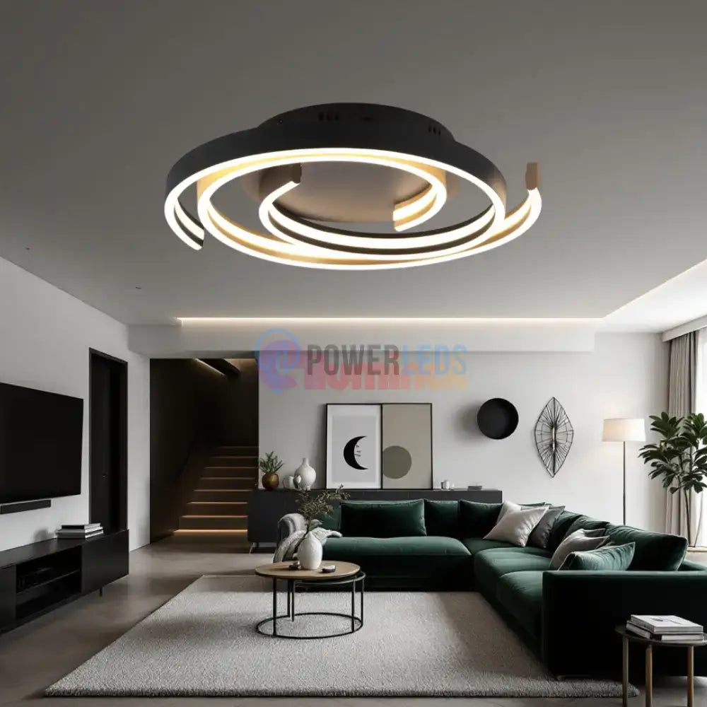 Lustra LED CAYA Echivalent 600W, 3 Lumini si Dimabila din buton powerleds.ro