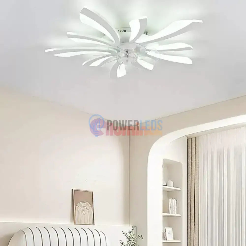Lustra LED cu Ventilator si Telecomanda R9163/5 powerleds.ro