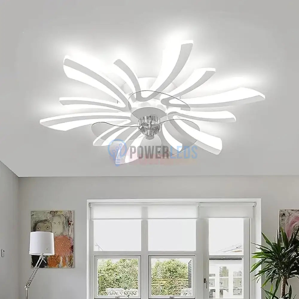 Lustra LED cu Ventilator si Telecomanda R9163/5 ALBA / VENTILATOR Lighting Fixtures