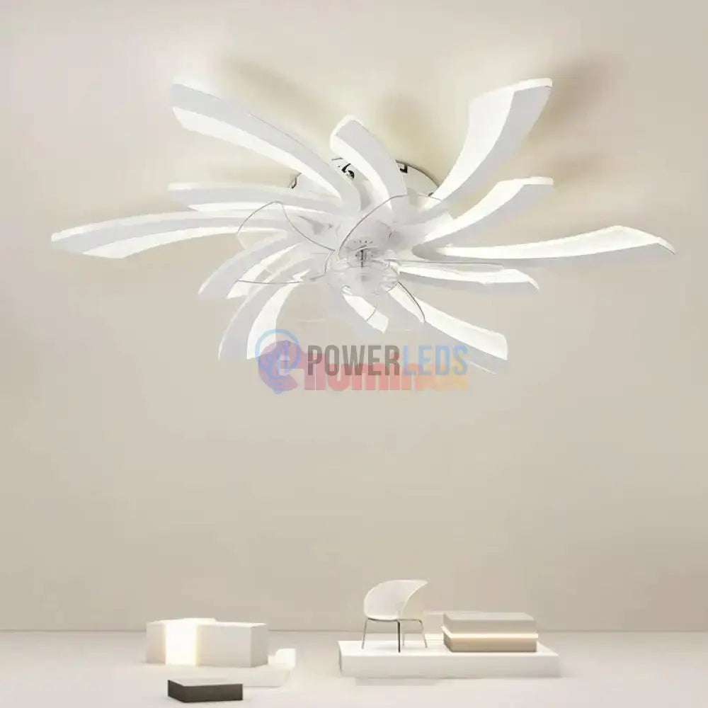 Lustra LED cu Ventilator si Telecomanda R9163/5 powerleds.ro