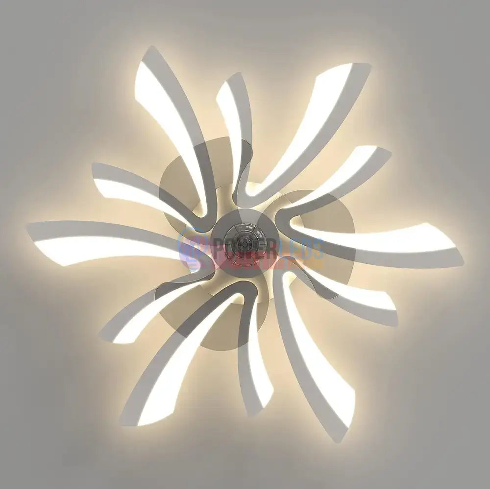Lustra LED cu Ventilator si Telecomanda R9163/5 powerleds.ro